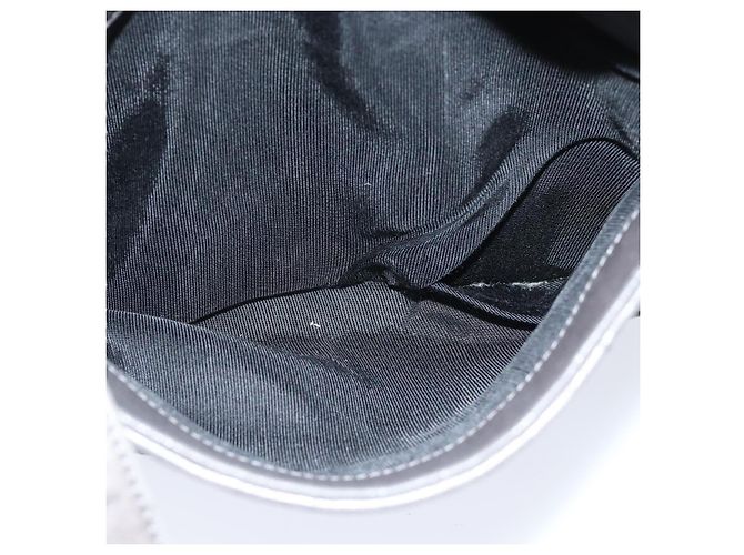 BALLY Borsa a Spalla in Pelle Grigia Auth yb580 Marrone - vista 20