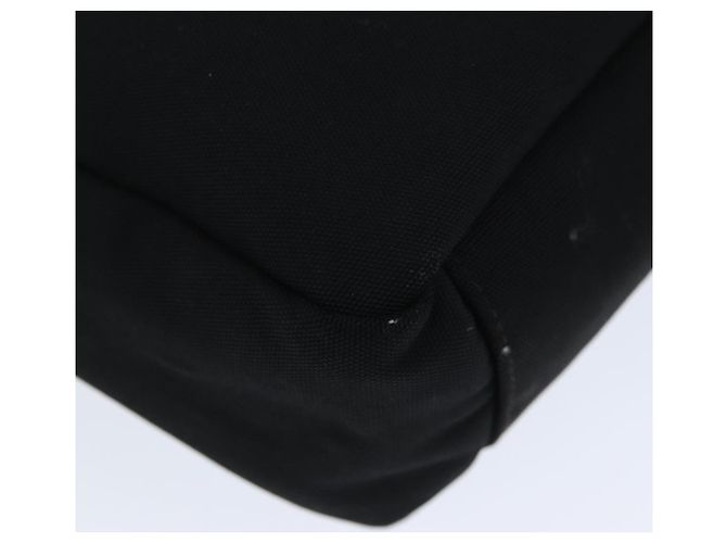 Bolsa de ombro GUCCI em lona preta 019 0418 002058 Auth ac3088 Preto - vista 17