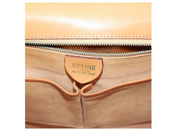 Céline Borsa a mano in tela Macadam CELINE PVC marrone Auth 79102 - vista 20