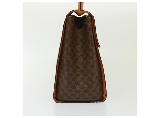 Céline Borsa a mano in tela Macadam CELINE PVC marrone Auth 79102 - vista 3