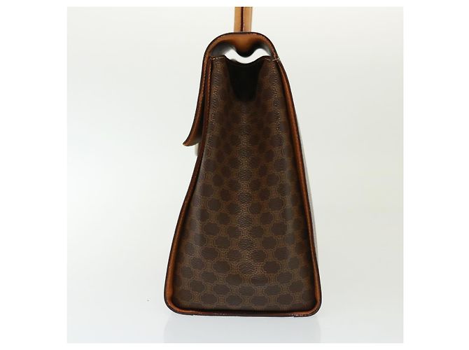 Céline Borsa a mano in tela Macadam CELINE PVC marrone Auth 79102 - vista 4
