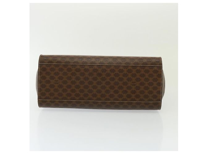 Céline Borsa a mano in tela Macadam CELINE PVC marrone Auth 79102 - vista 5