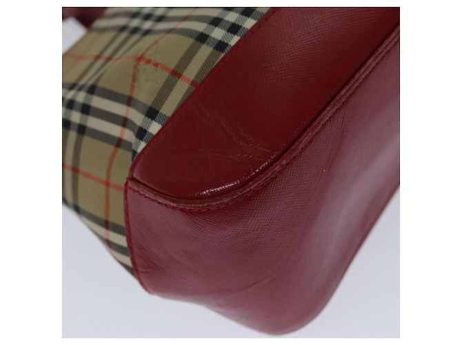 Autre Marque Burberrys Nova Check Handtasche aus Canvas Beige Auth 78335 - Ansicht 14