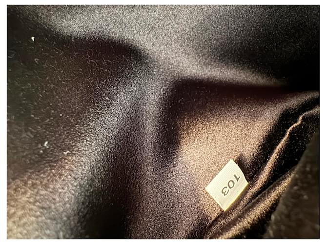 Borsa a mano Prada Reedition 2000 in seta nera Nero - vista 13