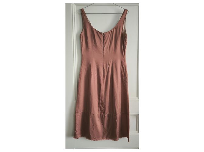 Isabel Marant Midikleid aus Viskose in Kupfer - Ansicht 2