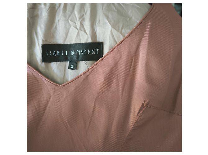 Isabel Marant Midikleid aus Viskose in Kupfer - Ansicht 7
