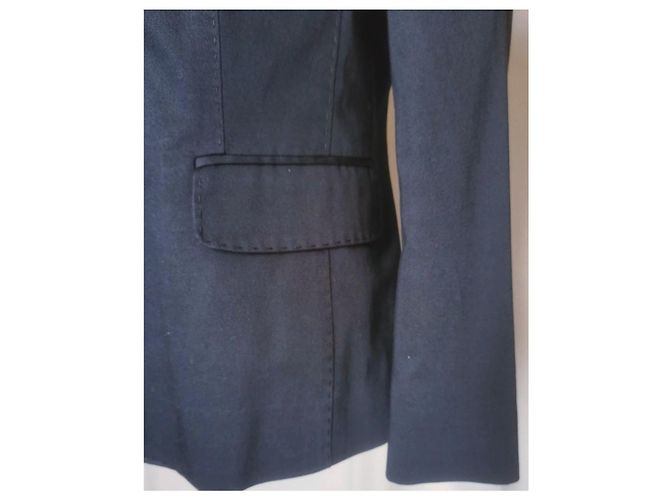 Blazer Philosophy Di Alberta Ferretti de algodón azul marino Azul oscuro - vista 7