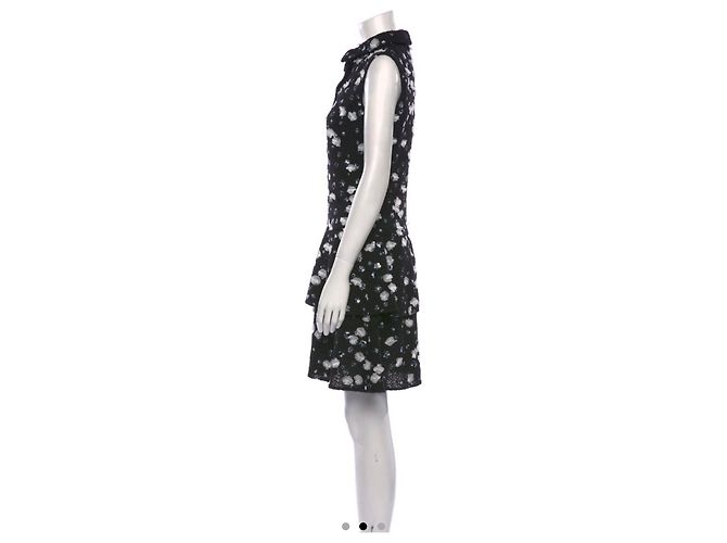 Chanel Pre-Fall 2022 Tweed Kleid Schwarz Wolle - Ansicht 2