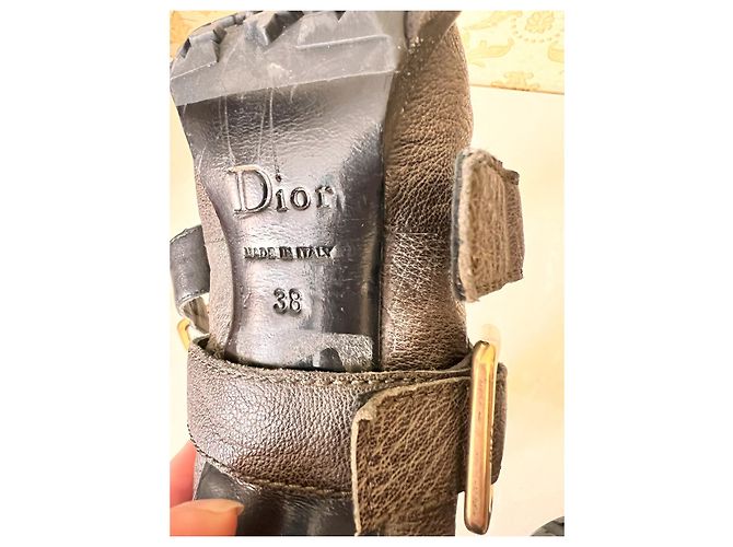 Botines Dior de piel con tacón de 12 cm - vista 9