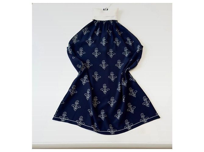 Top de seda Dolce & Gabbana azul oscuro - vista 8
