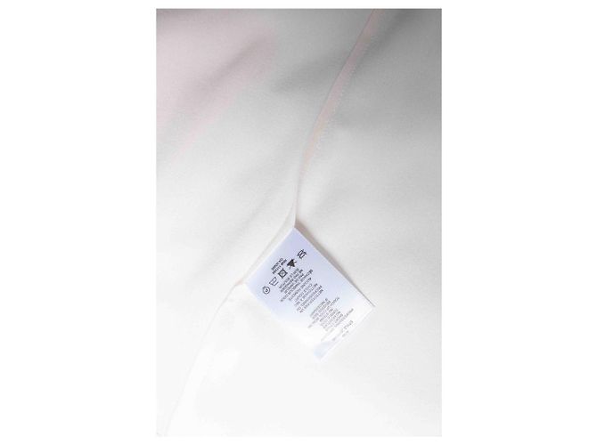 Tory Burch, cremefarbige Bluse Weiß - Ansicht 6