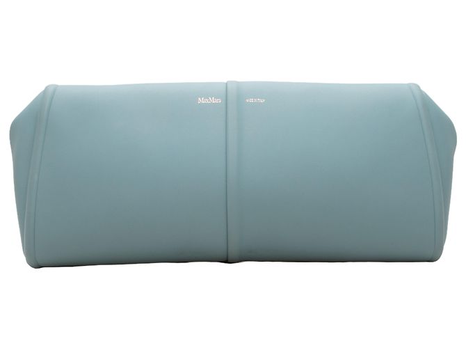 Pochette Elsap en cuir bleu clair Max Mara - vue 4