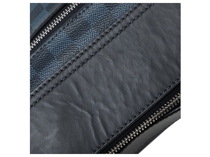 Borsa a tracolla Greenwich Damier Cobalt blu Louis Vuitton - vista 11