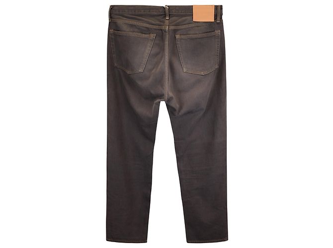 Jeans Relaxed Fit Acne Studios em algodão cinza - vista 2