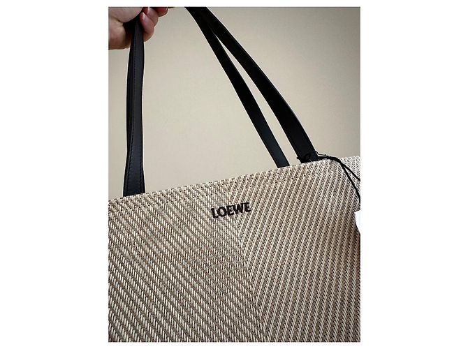 Loewe Borsa Puzzle Fold in jacquard di cotone - vista 10