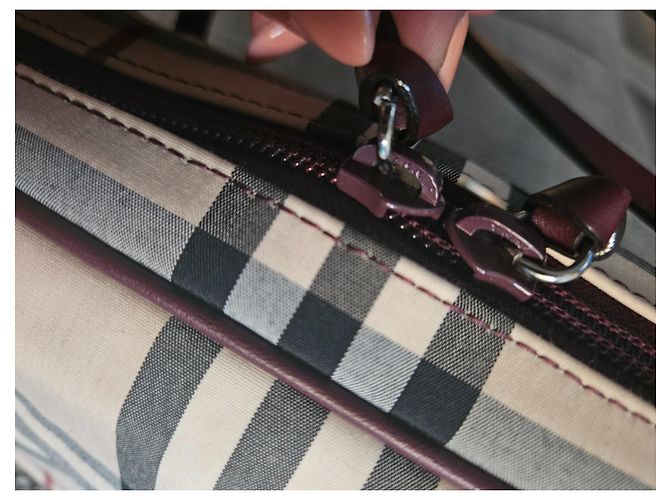 Burberry Borsa in velluto Haymarket. - vista 2