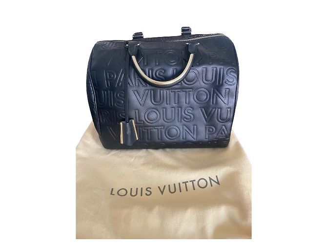 Louis Vuitton Speedy 30 (Nero) - Serie Limitata Sfilata Moda Autunno-Inverno 2008 - vista 2