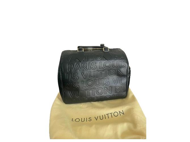 Louis Vuitton Speedy 30 (Nero) - Serie Limitata Sfilata Moda Autunno-Inverno 2008 - vista 3