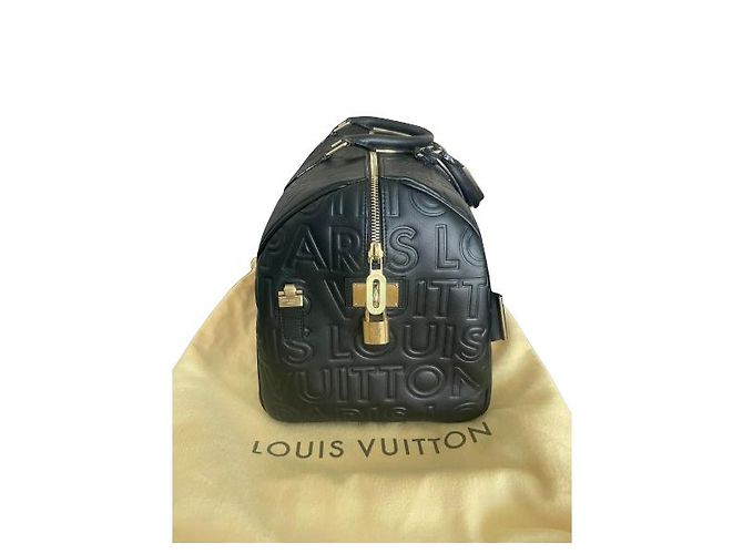 Louis Vuitton Speedy 30 (Nero) - Serie Limitata Sfilata Moda Autunno-Inverno 2008 - vista 4