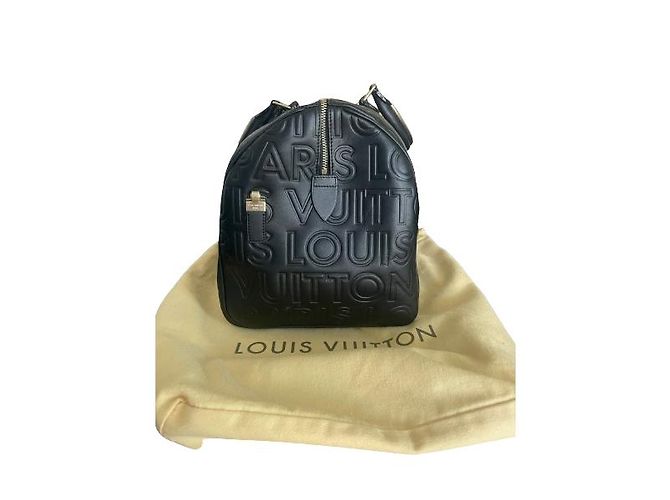 Louis Vuitton Speedy 30 (Nero) - Serie Limitata Sfilata Moda Autunno-Inverno 2008 - vista 5