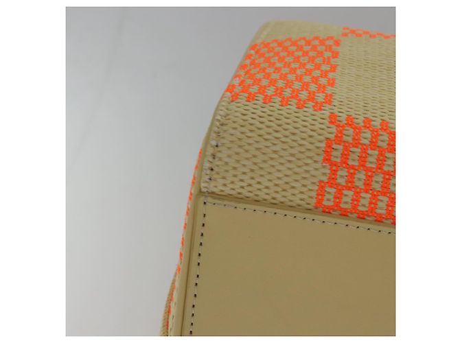 LOUIS VUITTON Borsa Keepall Bandoulière 50 Damier Giant Beige M57419 Auth 78074S - vista 15