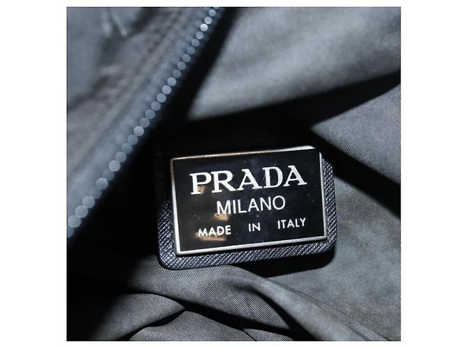 PRADA Borsa Boston Smalto 2way Nera Auth bs15045 Nero - vista 9