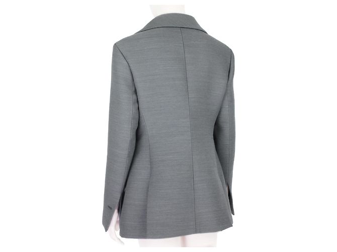 Strukturierte Jacke Bottega Veneta Grau - Ansicht 3