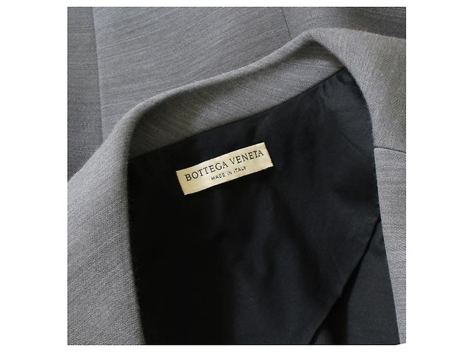 Strukturierte Jacke Bottega Veneta Grau - Ansicht 9