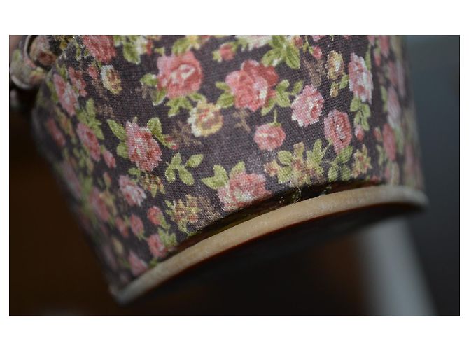Sandálias de anabela com flores Jeffrey Campbell multicoloridas em tecido Tamanho 39 Multicor - vista 5