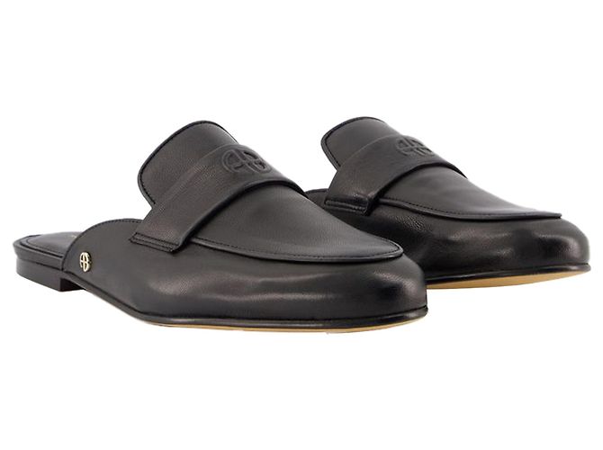 Corrine Mules - ANINE BING - Cuero - Negro - vista 2
