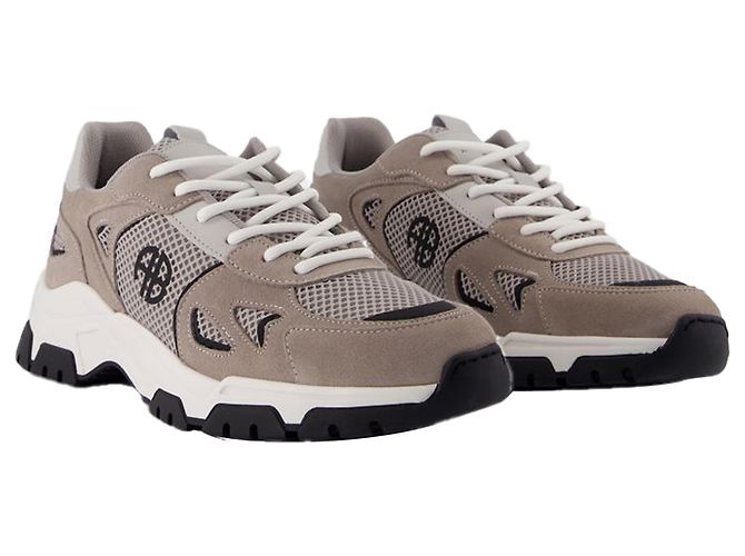 Sneakers Brody - ANINE BING - Pelle - Grigio - vista 2