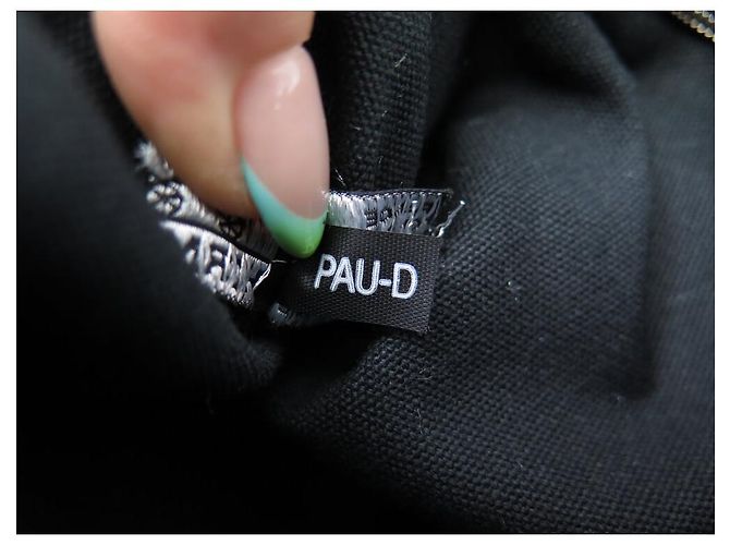 Hermès BAG HERMES TROCA PM IN CANVAS E PELLE TOTE NERA Nero - vista 11
