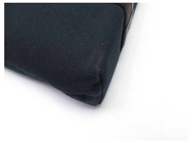 Hermès BAG HERMES TROCA PM IN CANVAS E PELLE TOTE NERA Nero - vista 12