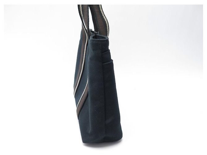 Hermès BAG HERMES TROCA PM IN CANVAS E PELLE TOTE NERA Nero - vista 4