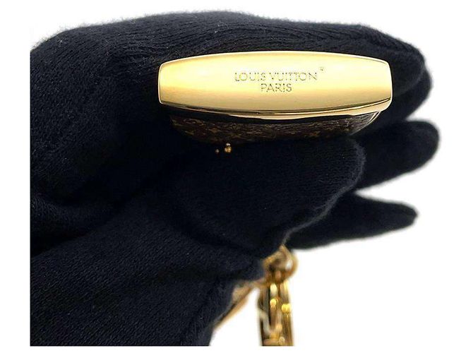 Portachiavi Louis Vuitton Alma Monogram Marrone D'oro - vista 8