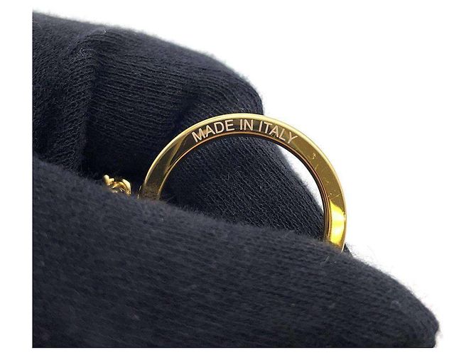 Portachiavi Louis Vuitton Alma Monogram Marrone D'oro - vista 9