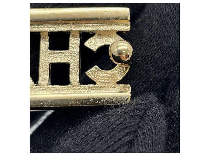 Timeless Fermaglio per capelli Chanel con strass in oro D'oro - vista 7