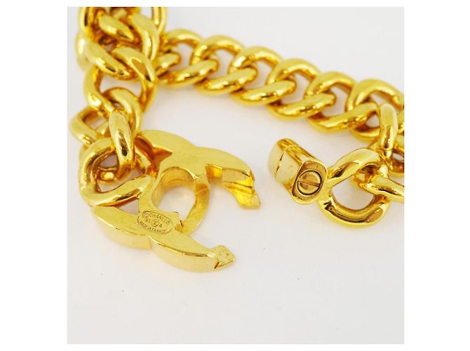 Timeless Bracciale charm placcato oro con chiusura a scatto Chanel per donne - vista 5
