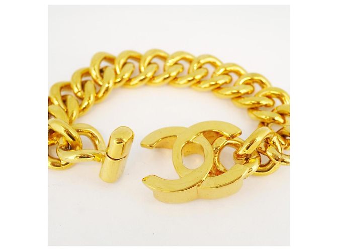 Timeless Bracciale charm placcato oro con chiusura a scatto Chanel per donne - vista 6