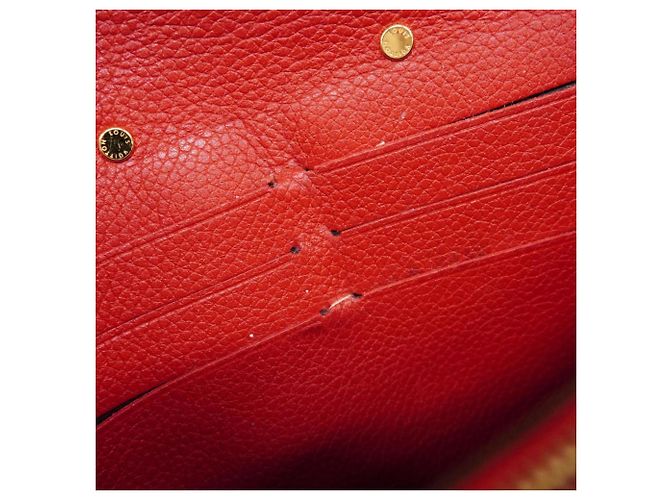 Lange Geldbörse Louis Vuitton Monogram Pallas M58414 Braun Fuschia - Ansicht 11