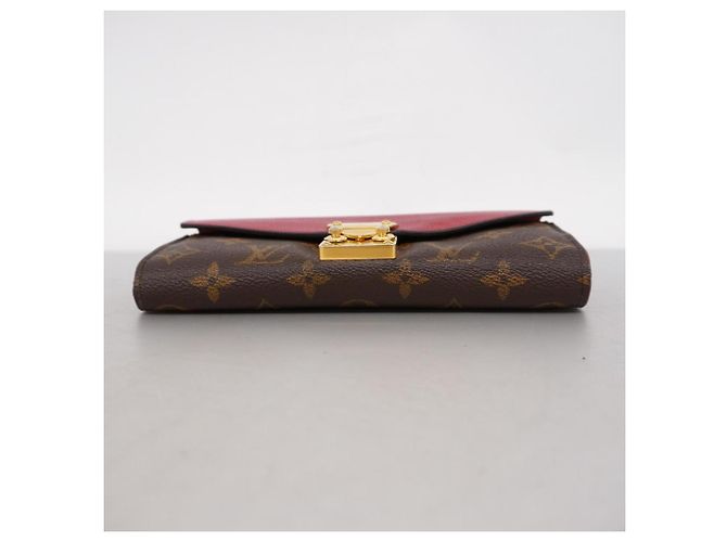 Lange Geldbörse Louis Vuitton Monogram Pallas M58414 Braun Fuschia - Ansicht 2