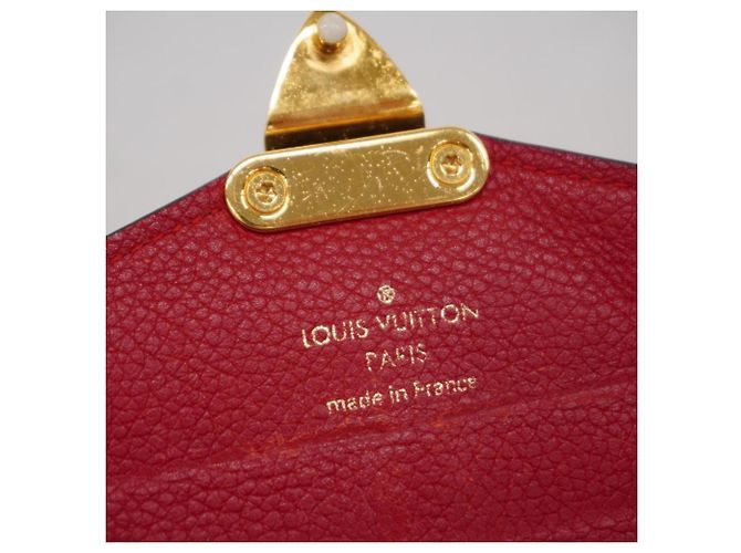 Lange Geldbörse Louis Vuitton Monogram Pallas M58414 Braun Fuschia - Ansicht 4