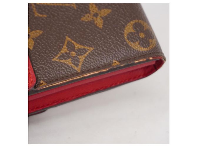 Lange Geldbörse Louis Vuitton Monogram Pallas M58414 Braun Fuschia - Ansicht 5