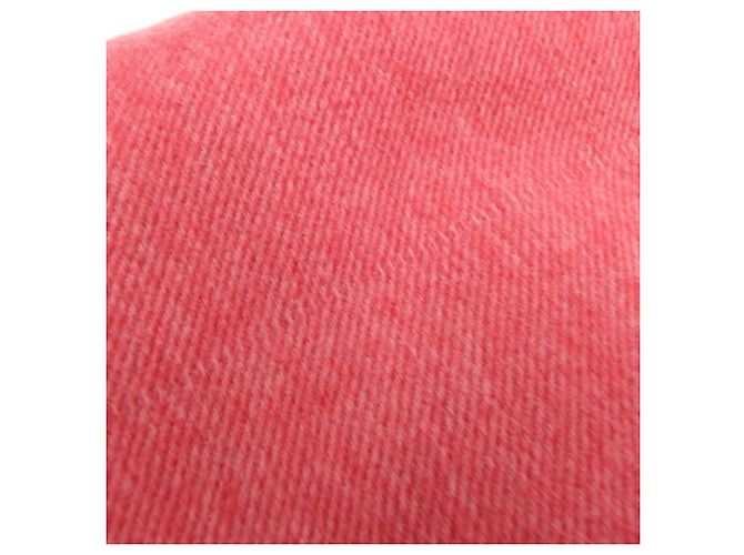 Timeless Chanel Cashmere Stole in Pink and Red - view 6