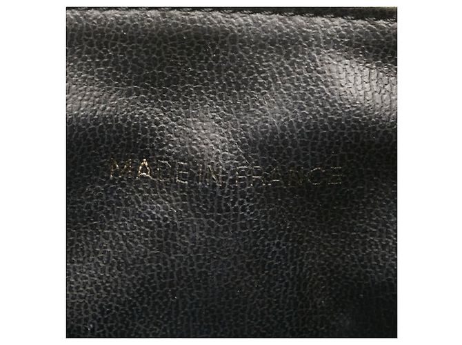 Borsa a mano Vanity in pelle caviar Chanel nera e oro Nero D'oro - vista 8