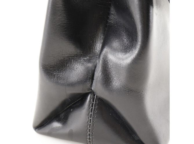 Borsa a spalla in pelle nera Gancini di Salvatore Ferragamo Nero - vista 11