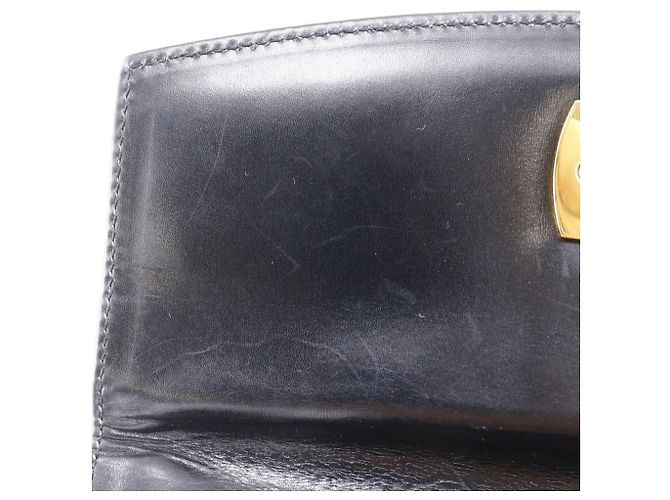 Borsa a spalla in pelle nera Gancini di Salvatore Ferragamo Nero - vista 13