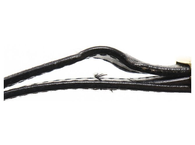 Borsa a spalla in pelle nera Gancini di Salvatore Ferragamo Nero - vista 15