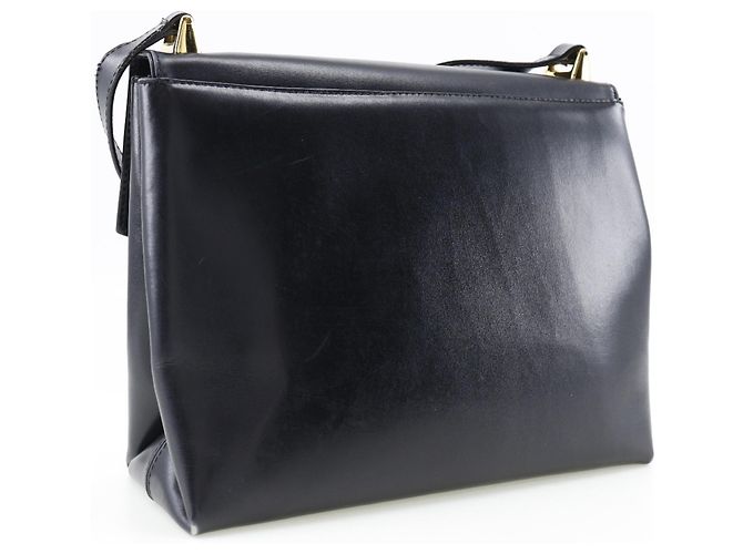 Borsa a spalla in pelle nera Gancini di Salvatore Ferragamo Nero - vista 3