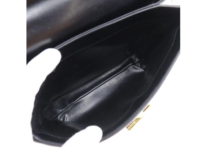 Borsa a spalla in pelle nera Gancini di Salvatore Ferragamo Nero - vista 5